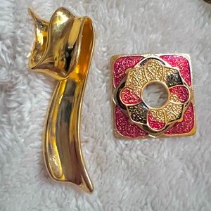 Vintage Costume Brooch Pins from California